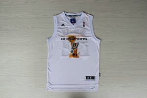 Maillot De Basket San Antonio Spurs Manu Ginobili 20 2014 Championship Blanc